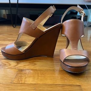 Guess Cognac Colored Wedges